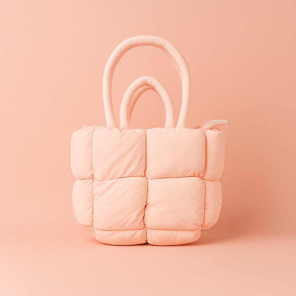 Puffed Tote Bag pink
