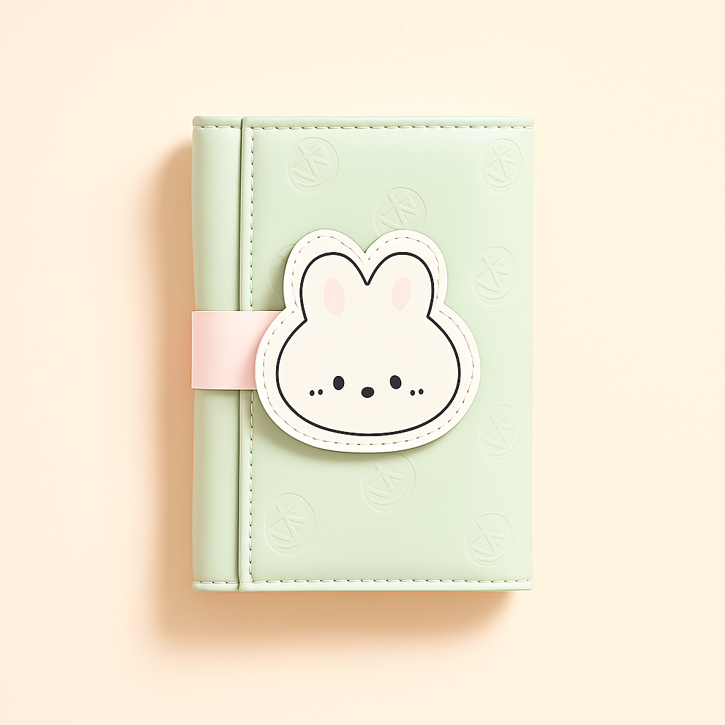 Green 3D Bunny Wallet