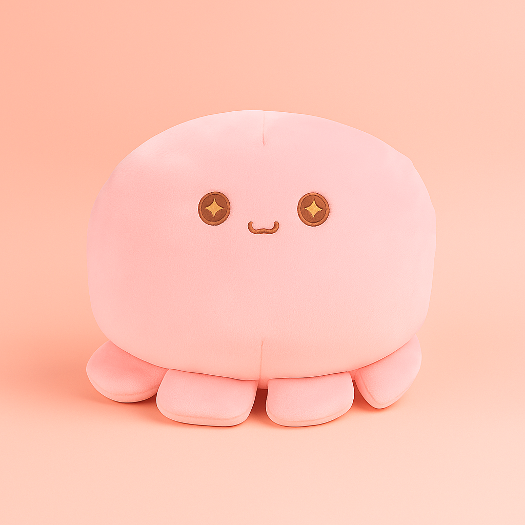 Sparkle Eyed Octopus Handwarmer (Pink, 30cm)