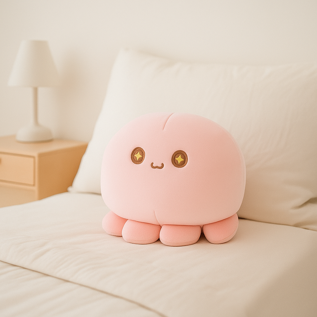 Sparkle Eyed Octopus Handwarmer (Pink, 30cm)