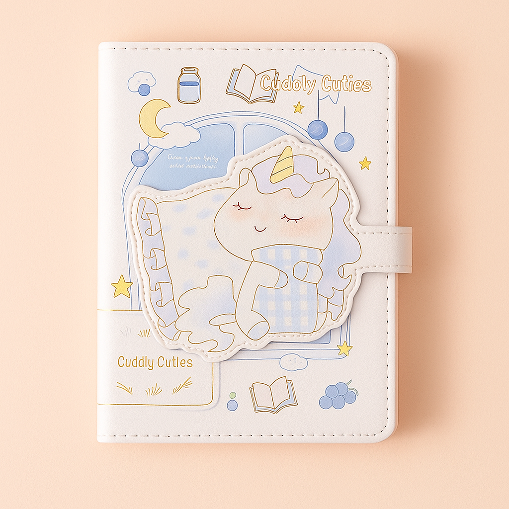 Cute Cuddly Notebook - Unicorn