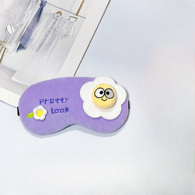 Purple Daisy Cooling Eye Mask