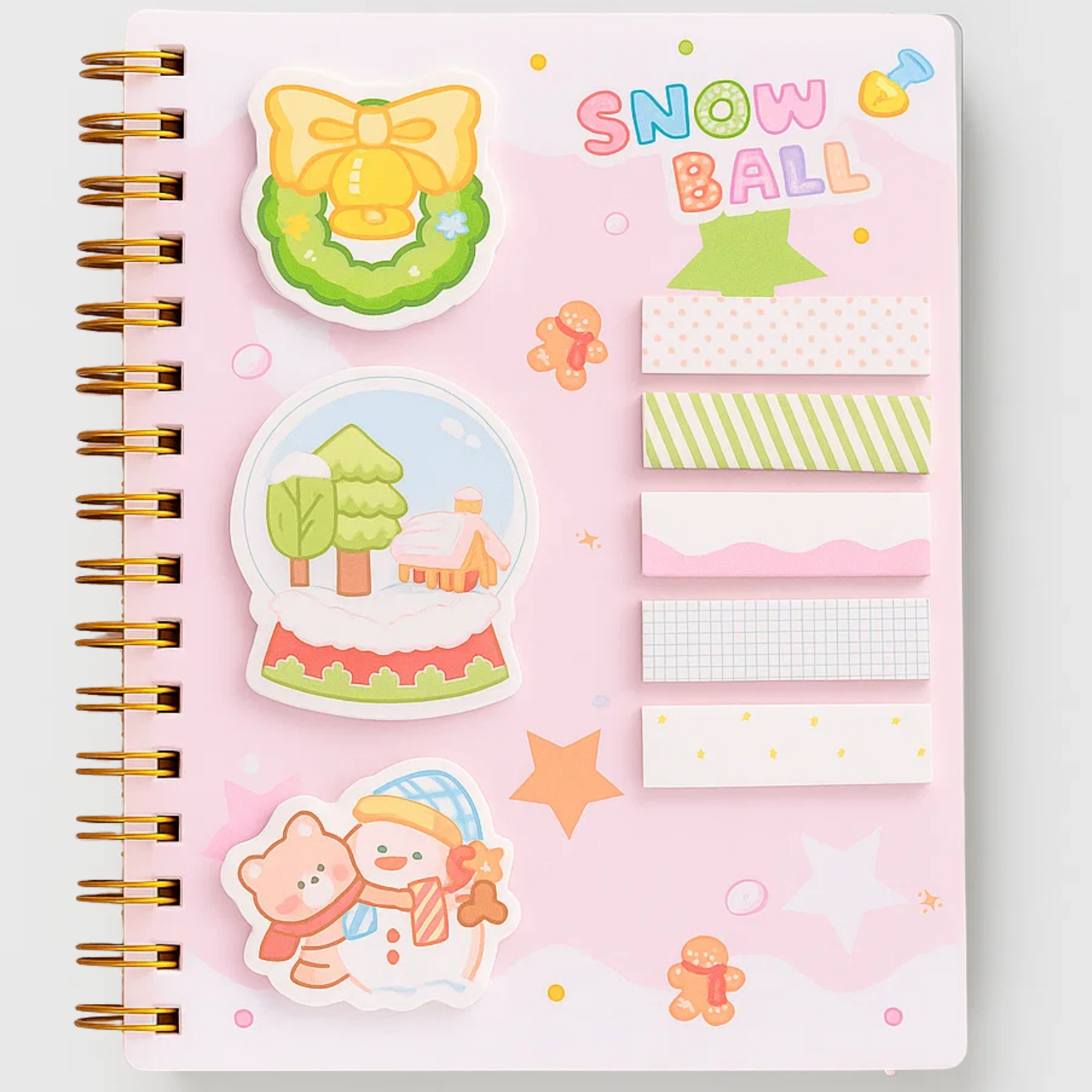 Merry Memo Notebook Pink