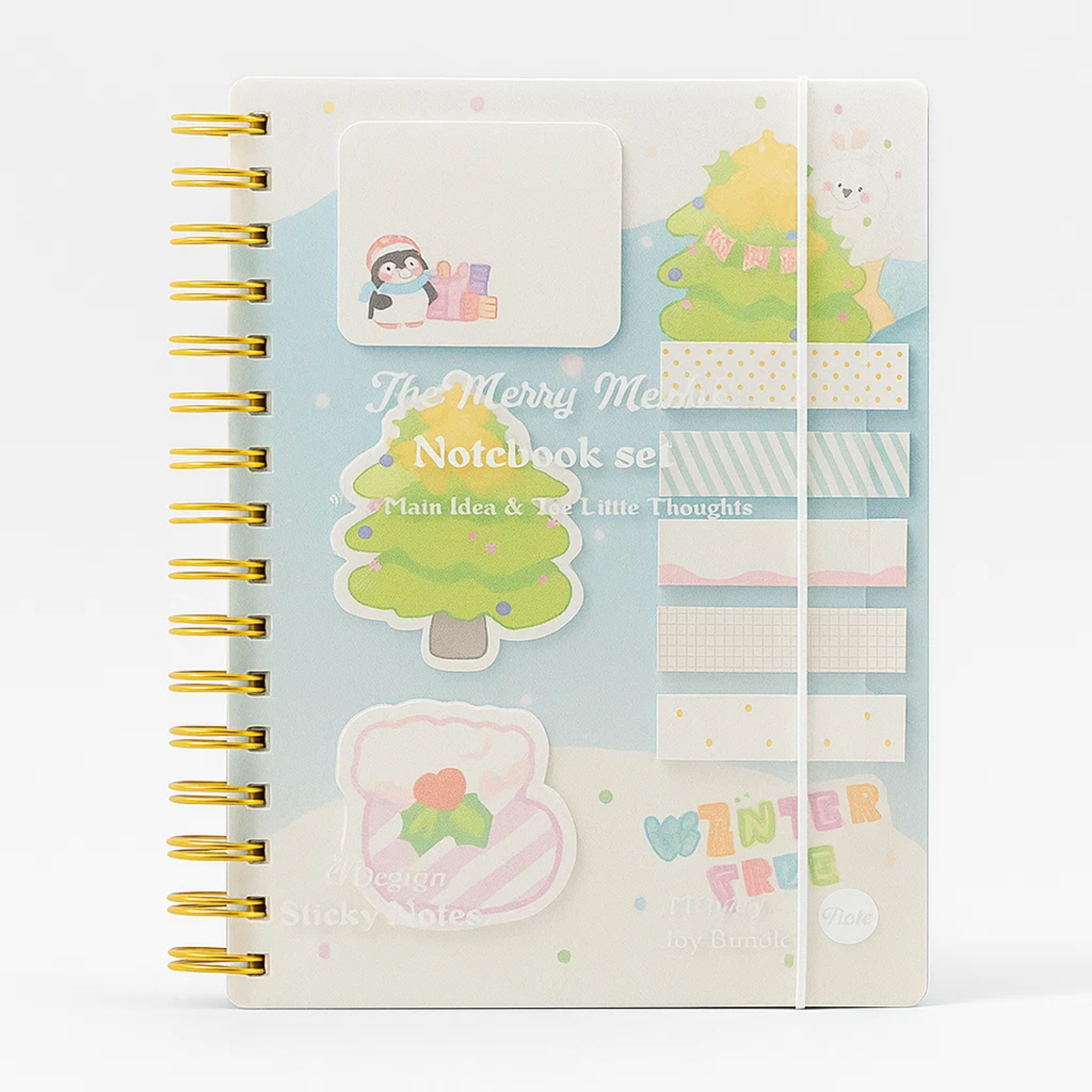 Merry Memo Notebook Blue