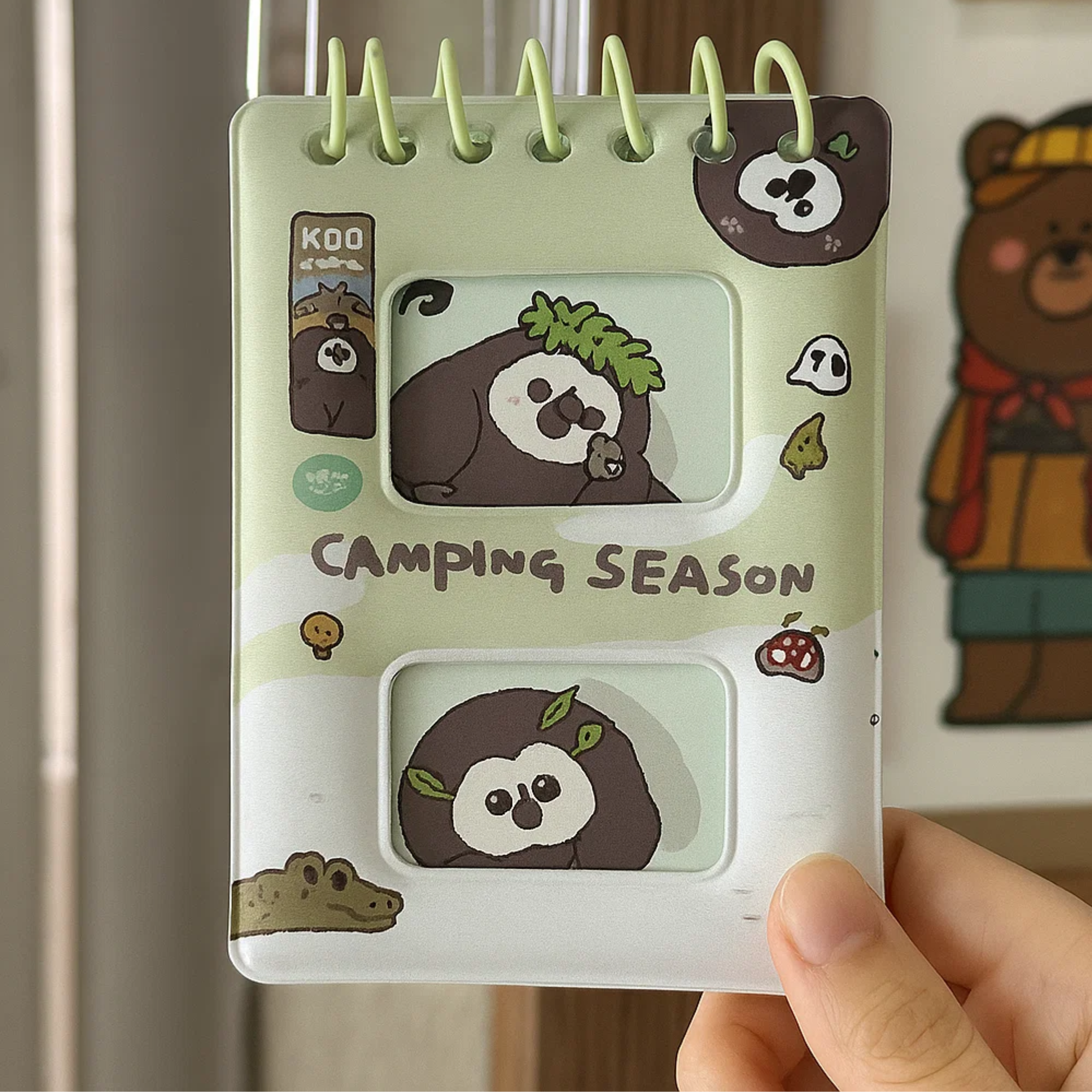 Camping Season Notebook - Panda