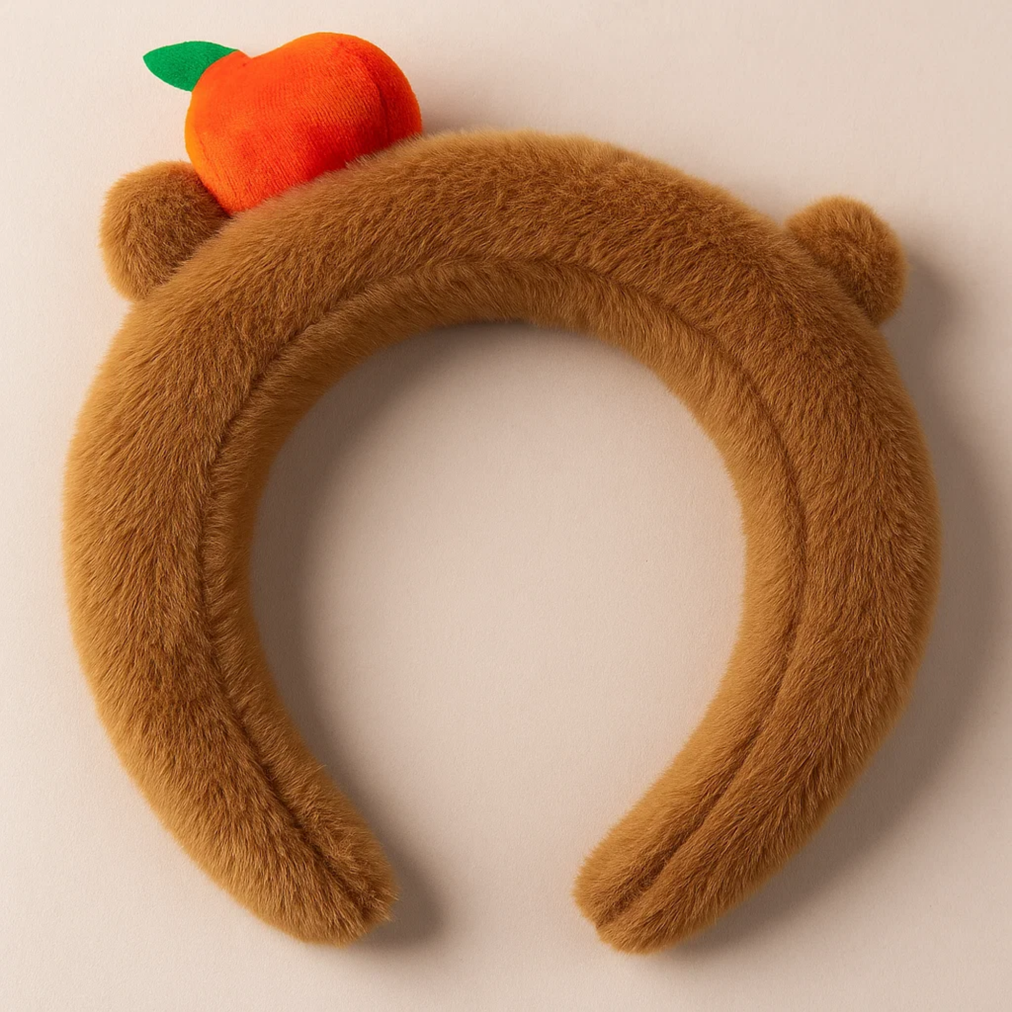 Fruit Capybara Headband Brown