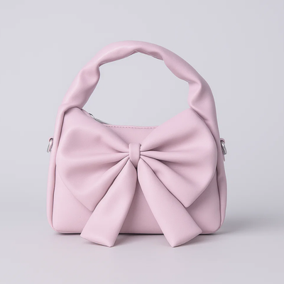 Cute Bow Sling Bag - Lilac