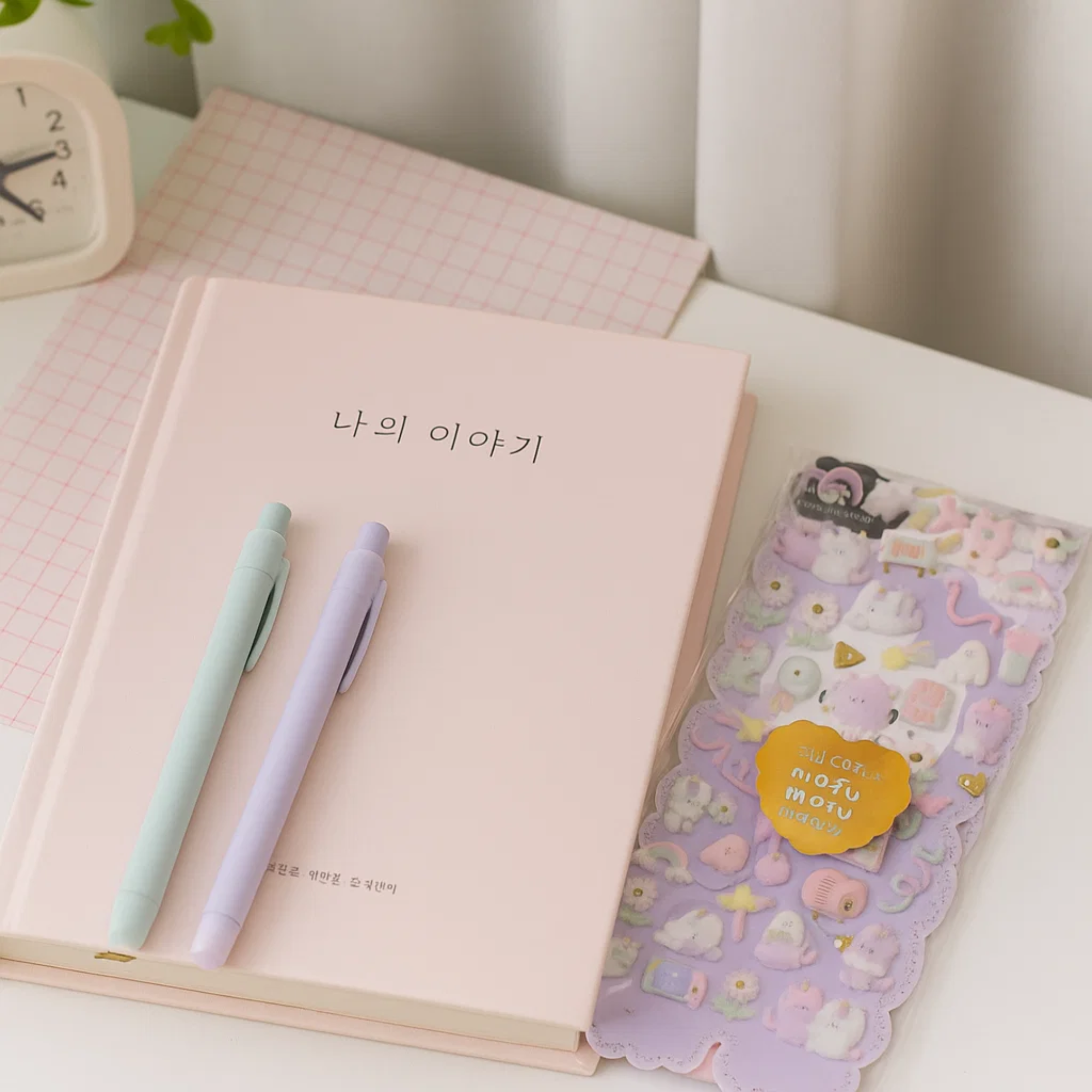 3D Fluffy Sticker Sheet - Unico