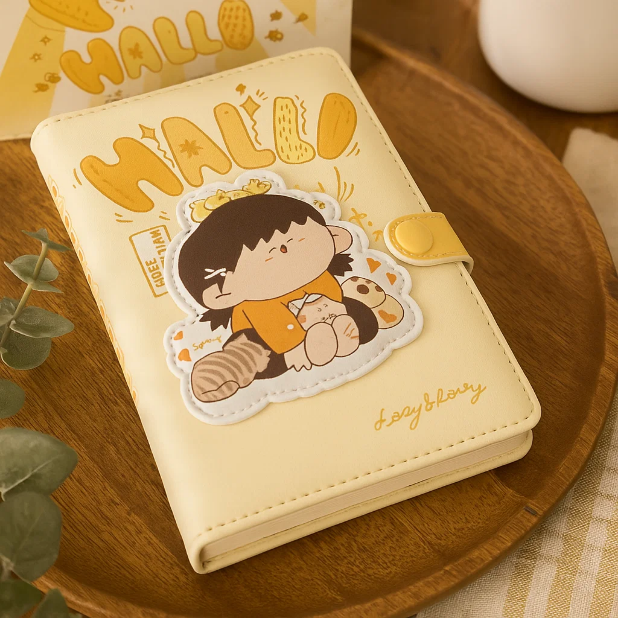 Cute Kitten Notebook - Hallo