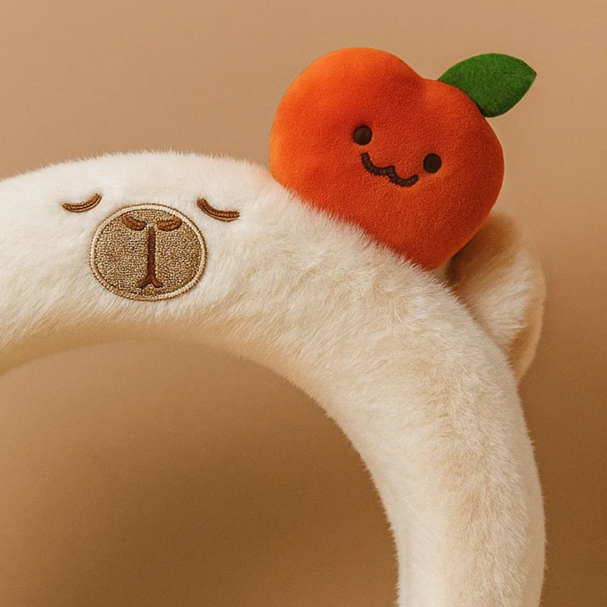 Fruit Capybara Headband White
