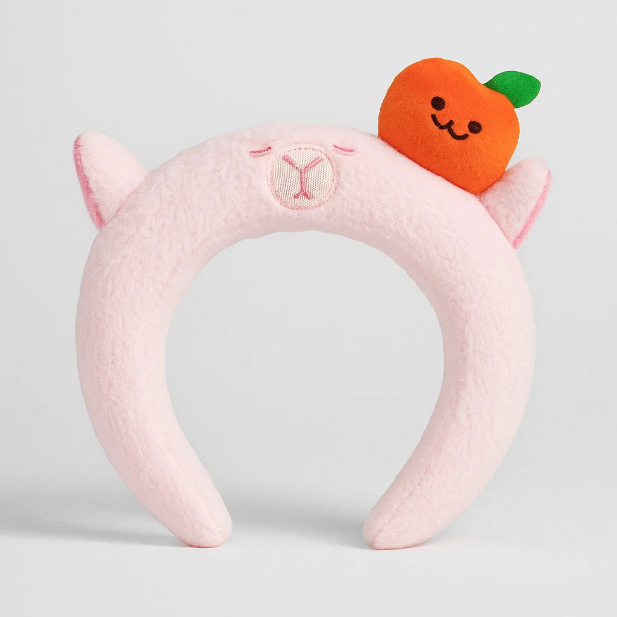 Fruit Capybara Headband Pink