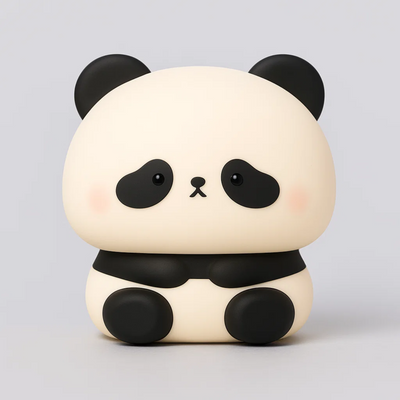 Big-Head Silicon Panda Night Lamp