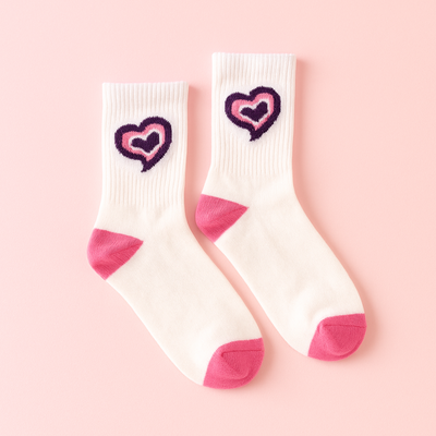 Bold Heart Socks