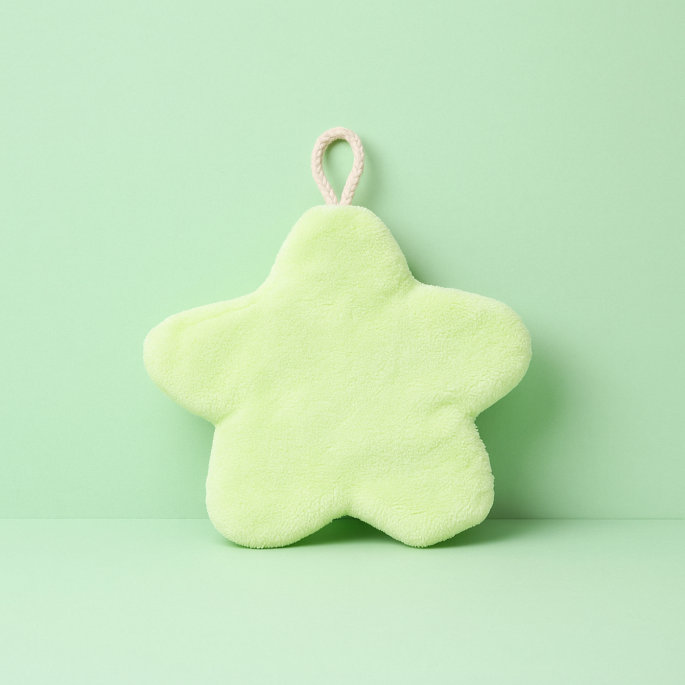 Star Capybara Shaped Hand Towel yellow