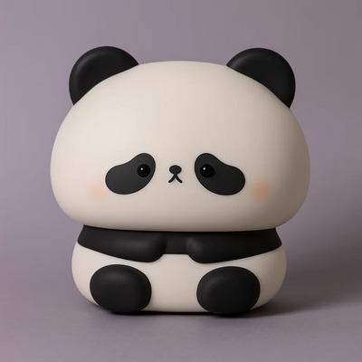 Big-Head Silicon Panda Night Lamp