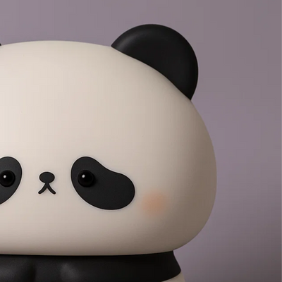 Big-Head Silicon Panda Night Lamp