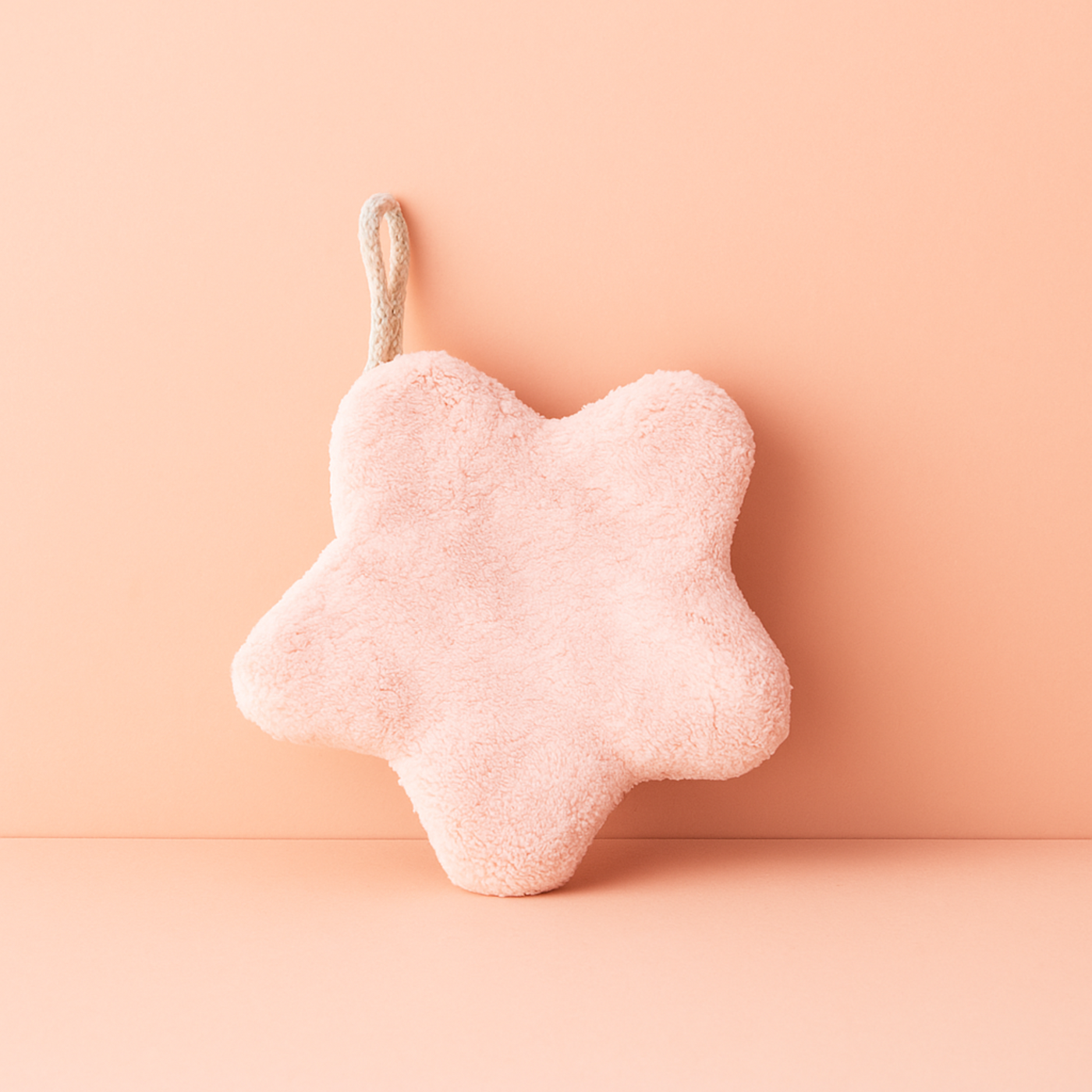 Pink Stary Capybara Hand Towel