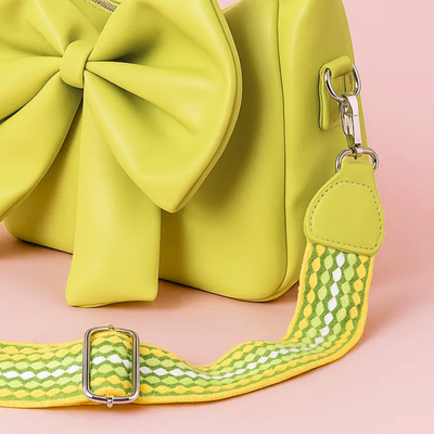 Cute Bow Sling Bag - Lime Green