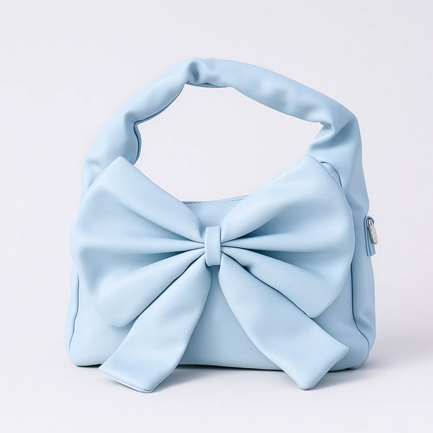 Cute Bow Sling Bag - Powder Blue
