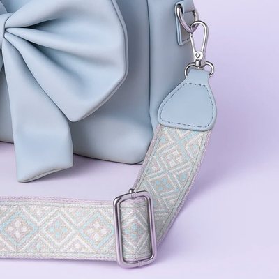 Cute Bow Sling Bag - Powder Blue