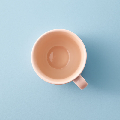Coquette Bow Ceramic Mug with Spoon