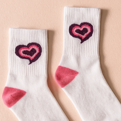 Bold Heart Socks