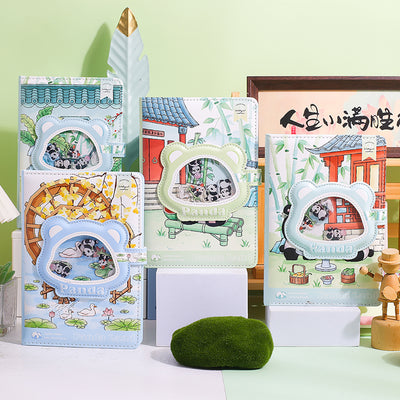 Panda Paradise Notebook - Tea House