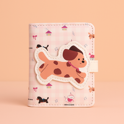 Playful Puppy Pink Wallet