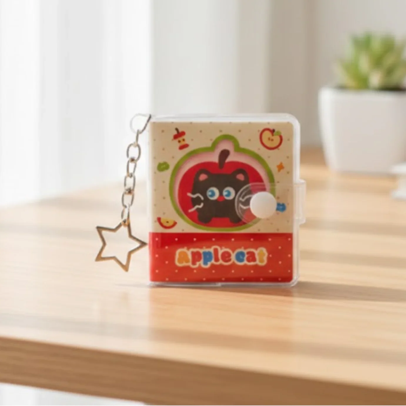 Apple Cat Notebook - Red