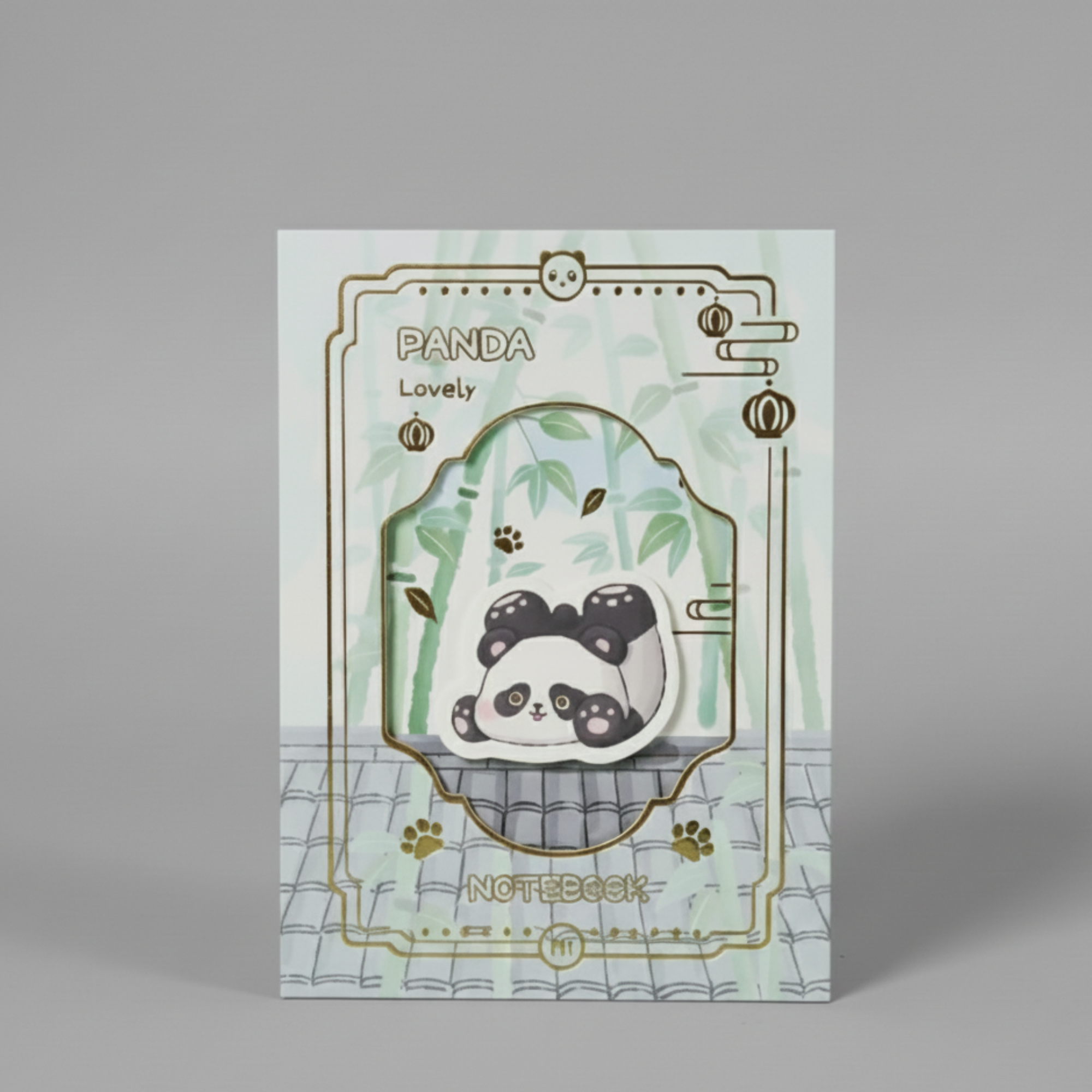 Bamboo panda notebook - Playful Splash