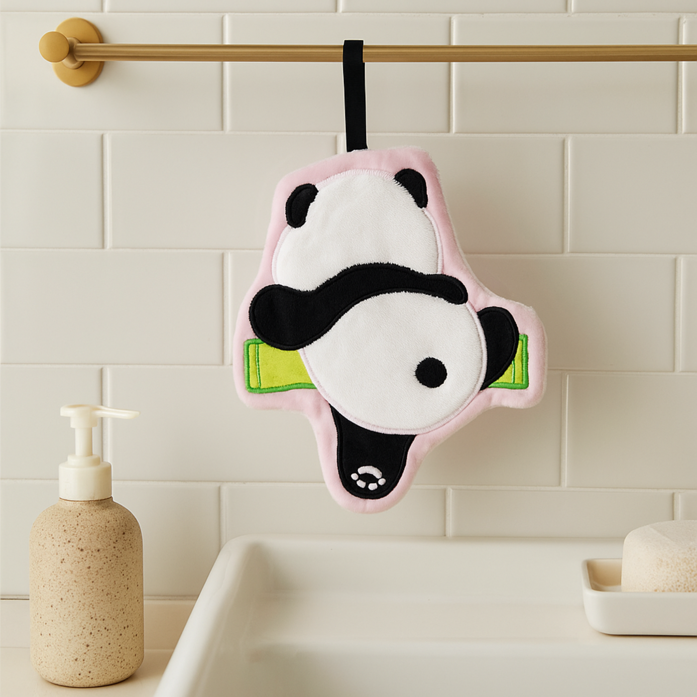 Panda Shaped Hand Towel