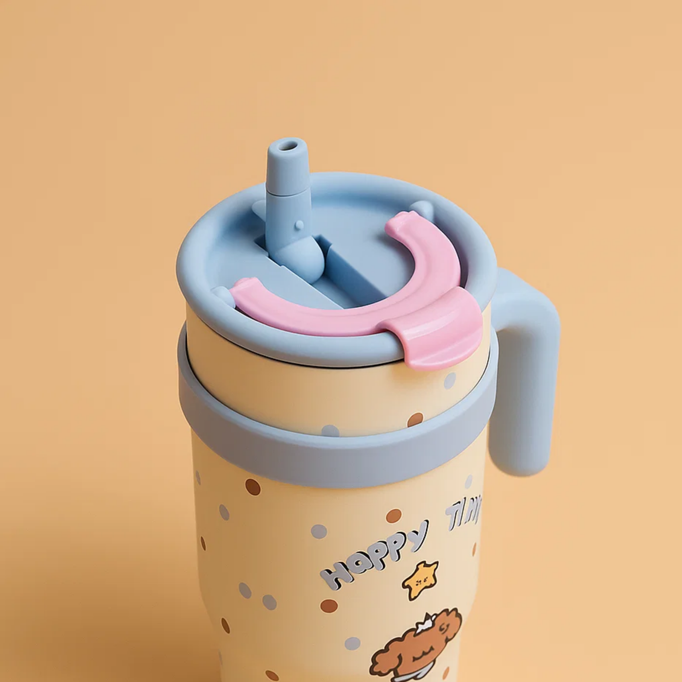 Blue Puppy Stainless Steel Tumbler