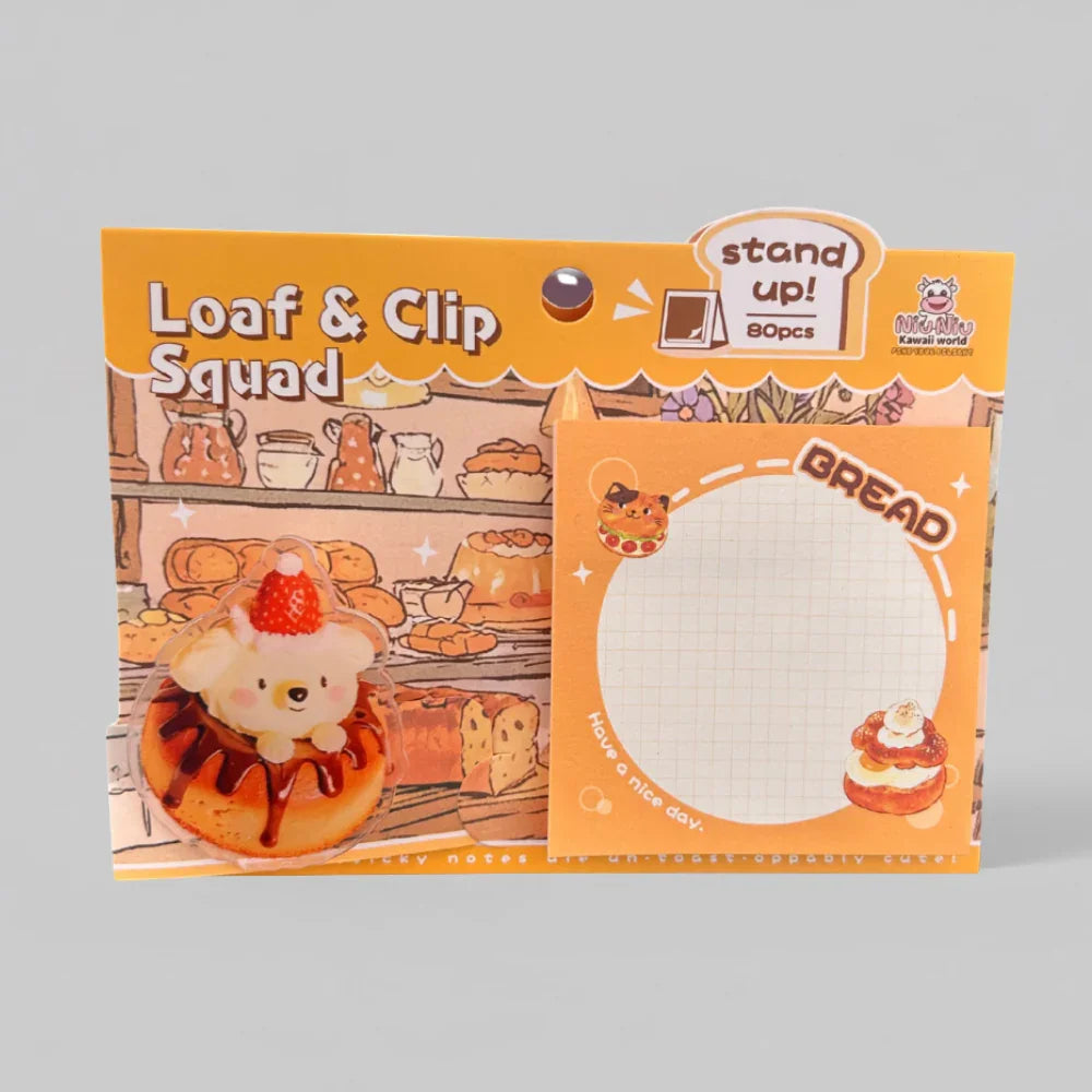 Bread Sticky Notes - Strawberry
