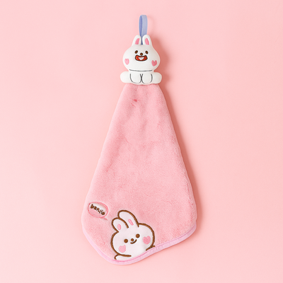 Bunny Plush Hand Towel