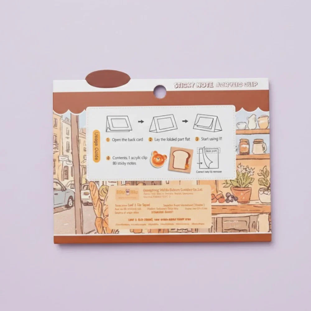 Bread Sticky Notes - Strawberry