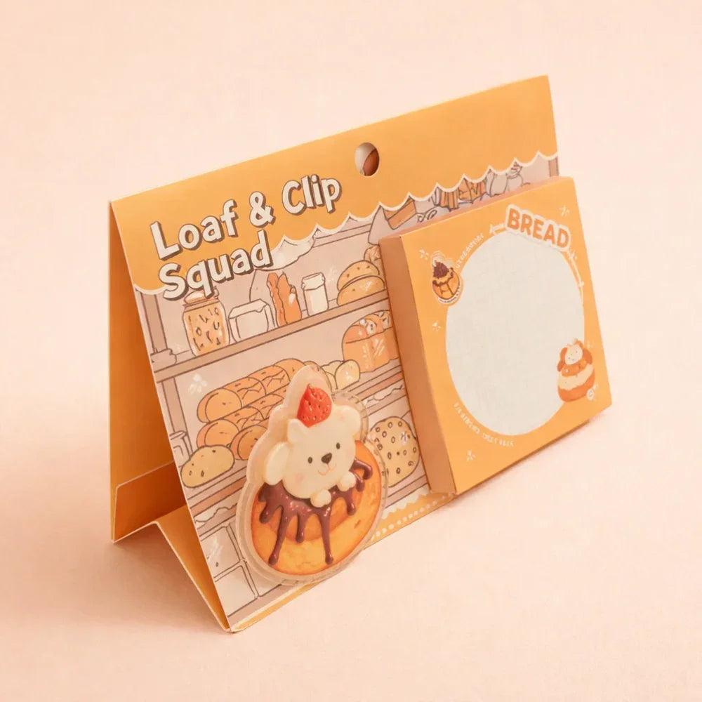 Bread Sticky Notes - Strawberry