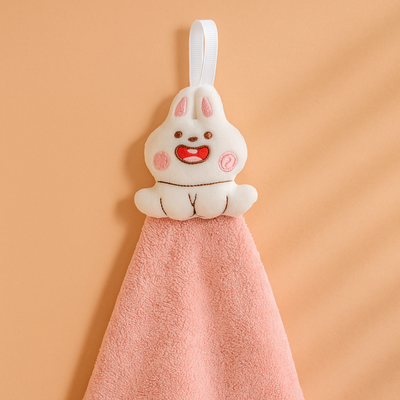 Bunny Plush Hand Towel