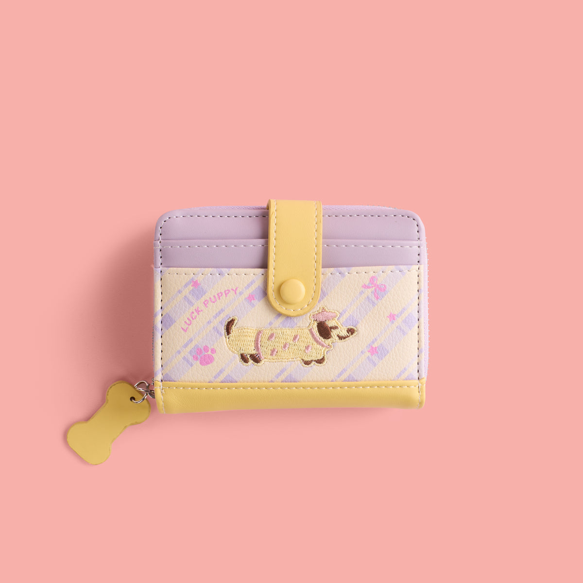 Lavender Pup Wallet
