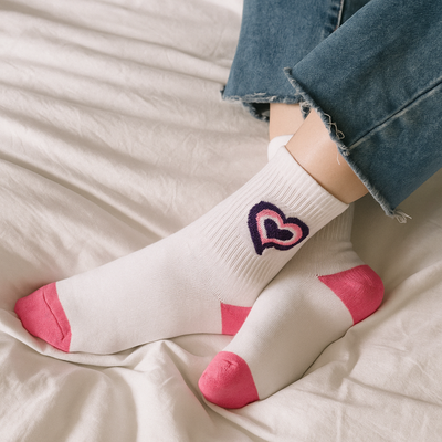 Bold Heart Socks