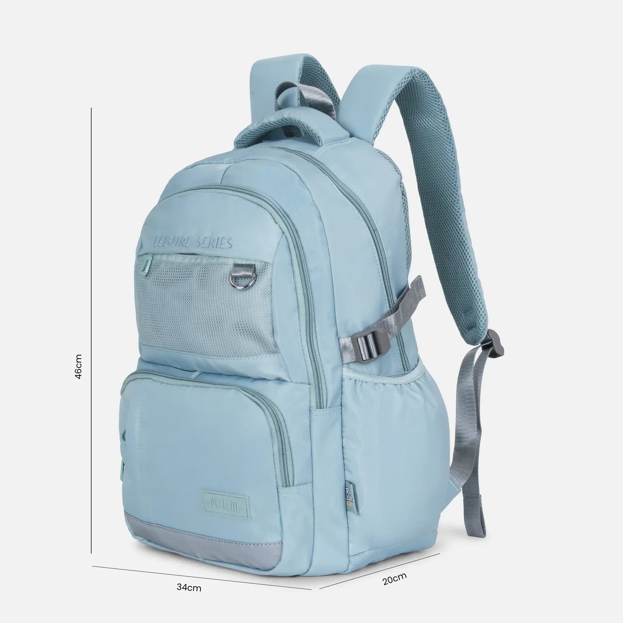 K-Style Large Capacity Waterproof Backpack - Blue