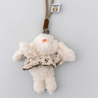 Brown Bunny Plushie Keyring