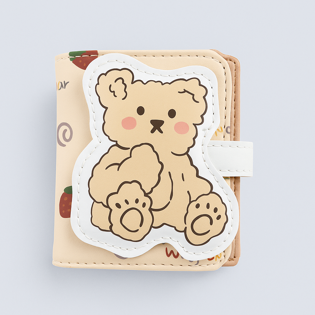 Confused Brown Bear Wallet