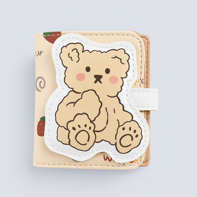 Confused Brown Bear Wallet