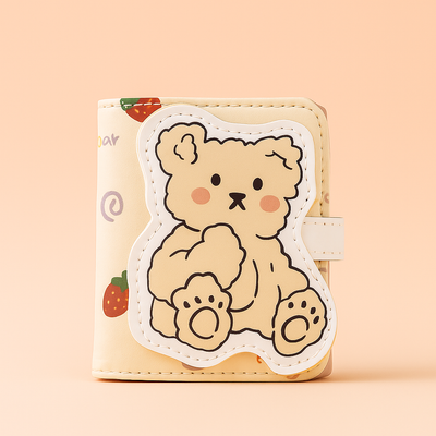 Confused Brown Bear Wallet