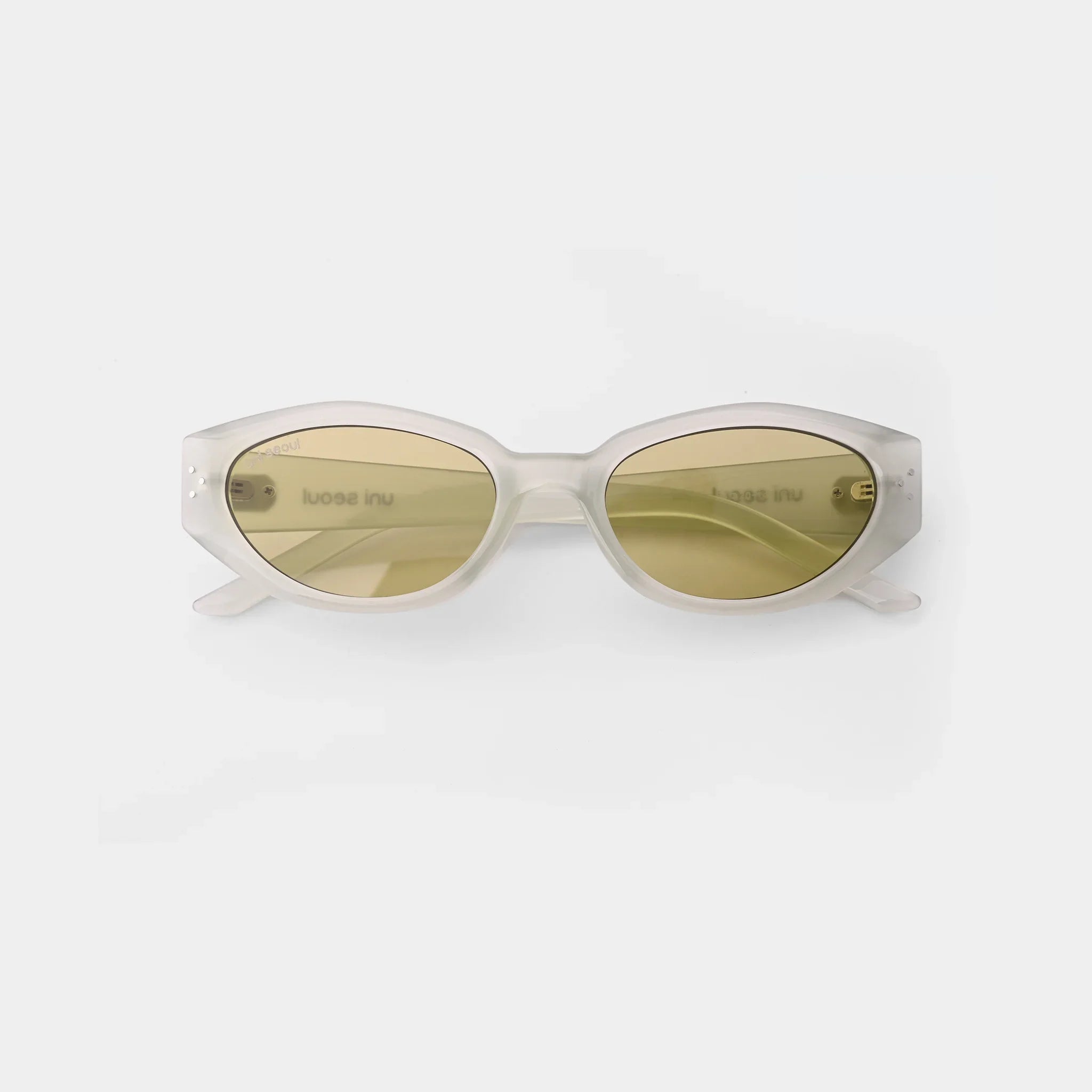 Lime Oval Sunglasses