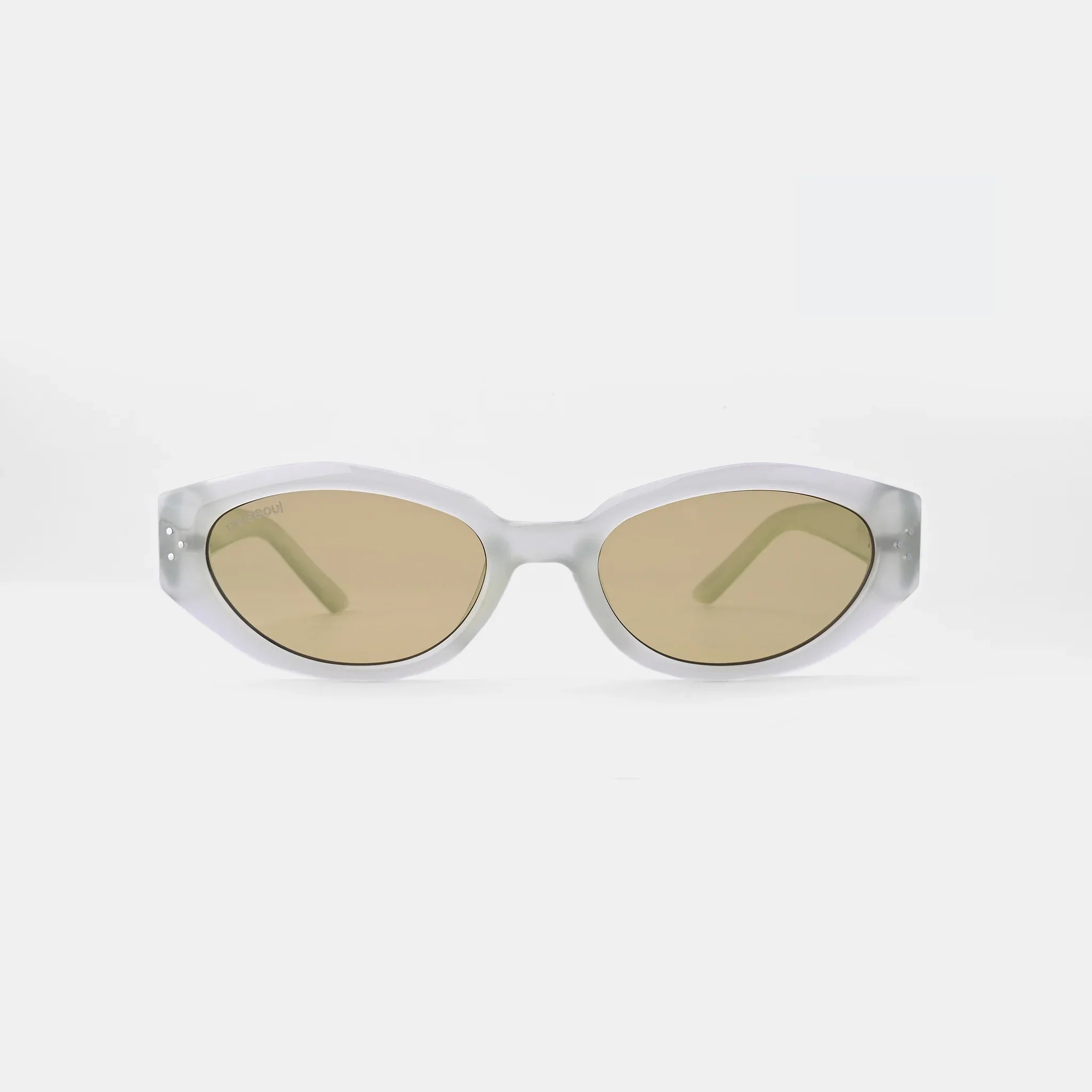 Lime Oval Sunglasses