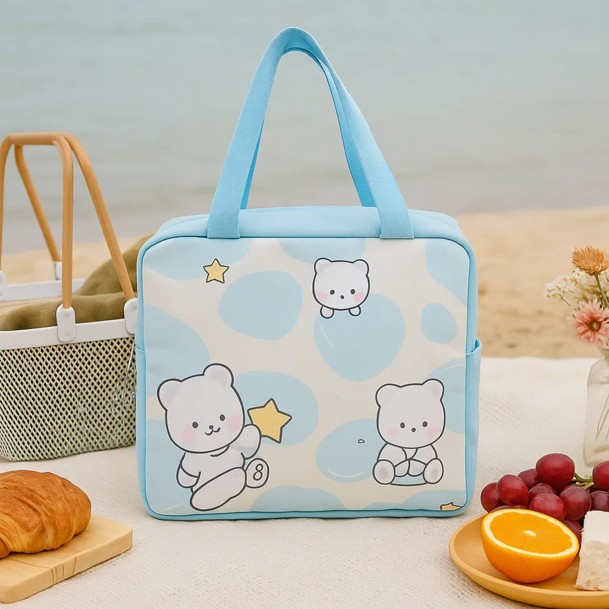 Star Bear Insulated Picnic Bag