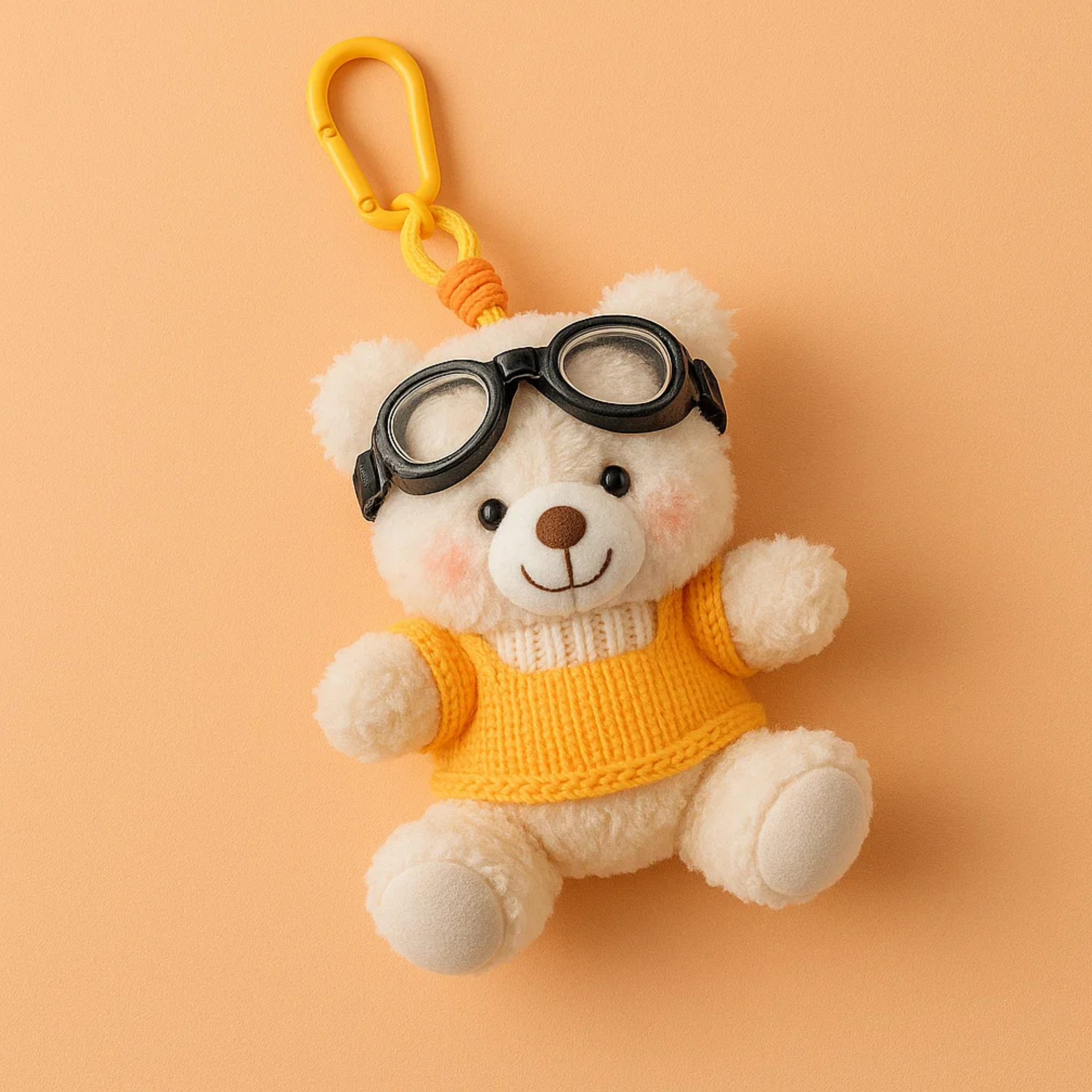Bingo Plushie Keyring - Yellow