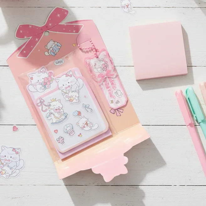 Milu Sticky Notes Pink