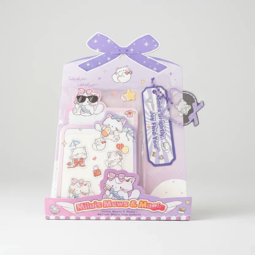 Milu Sticky Notes Purple